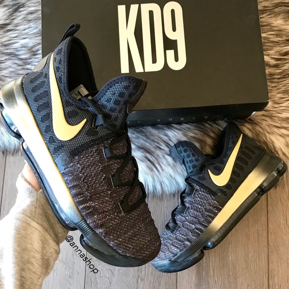 NWT Nike Kevin Durant Black/Gold - Picture 2 of 7